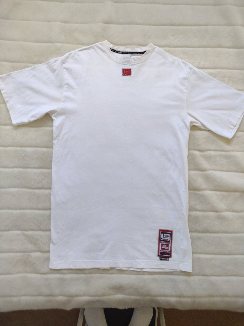 Nike Air LeBron T-Shirt Men's XL Length +4 White On Off Court Regulation Gear